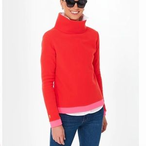 Exclusive Poppy Red and Neon Pink Colorblock Park Slope - bnwot- size Small